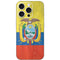 Ecuador Flag Distressed iPhone 16 Pro Skin